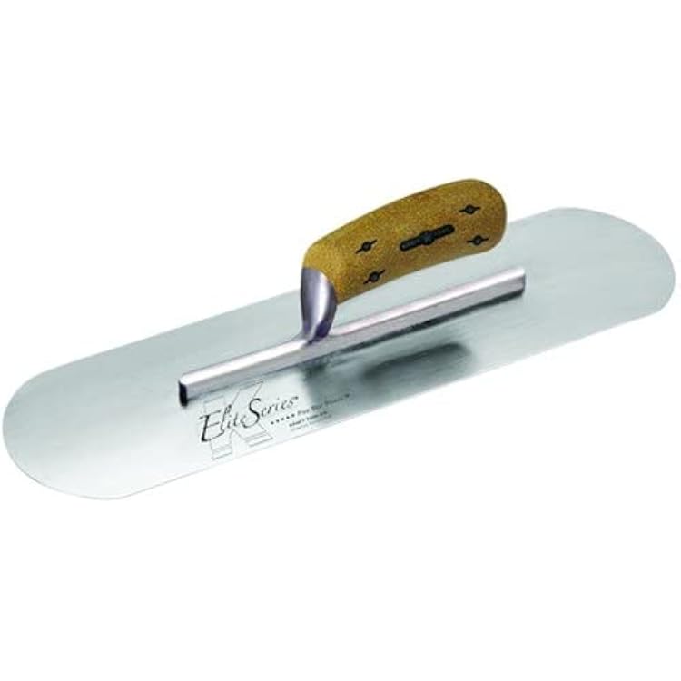 Kraft Tool CFE440K 20x5 Elite Series Five Star Carbon Steel Pool Trowel wCork Handle - 11-58 Shank