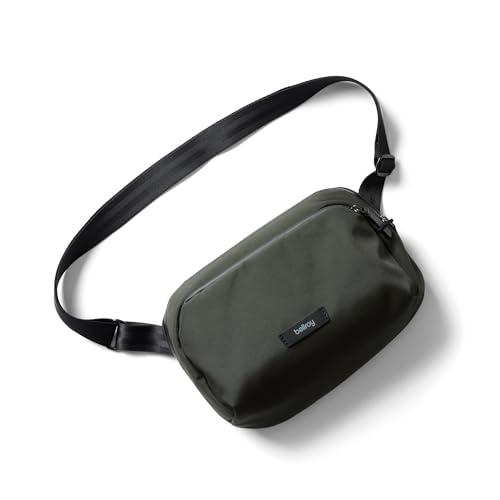 Bellroy Transit Sling 5L travel crossbody bag with internal organization, adjustable strap, and weather-resistant design