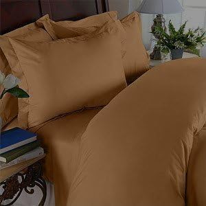 Elegance Linen 1500 Thread Count Egyptian Quality Super Soft WRINKLE FREE & FADE RESISTANT 3 pc Sheet Set, Deep Pocket Up to 18" - All Size and Colors, Twin Mocha Chocolate