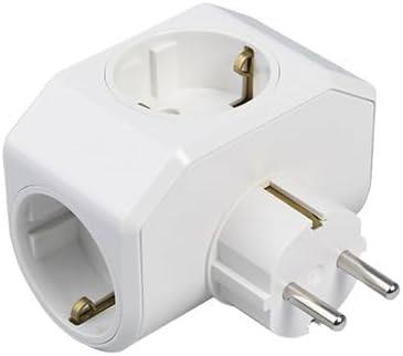 Viko Clover Plus White Triple Ground Socket Anti-Collision