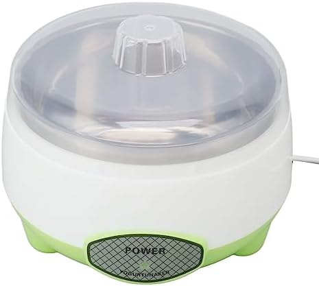 Yogurt Maker, Automatic Stainless Steel Greek Yogurt Maker Machine Portable Electric Yogurt Incubator for Yogurt Greek Yogurt Cheese Natto