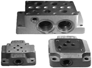 DO5 Solenoid Valve Heavy Duty Subplate MFG. NO. SD03-6-FS-S: 1 Section, 3000 PSI, SAE 1/2" Female Side Ports, Rugged Design, Easy Valve Replacement, 220425