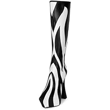 Jeffrey Campbell UNTAMED Boots Black White 9