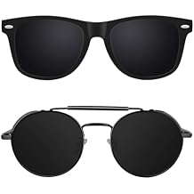 Sunier Classic Round Steampunk Polarized Sunglasses