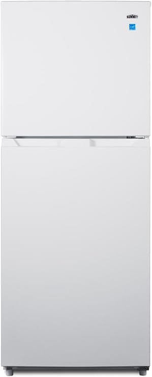 Summit 24" Refrigerator with Icemaker, Stainless Steel Look - FF1088WIM | Top Mount Refrigerator-Freezer with Icemaker, 10 cu.ft Capacity, Defrost Type, ADA Compliant