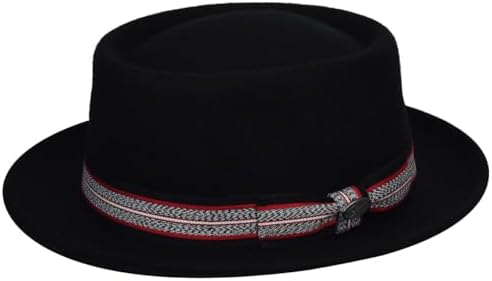 Bailey Mens Klaxon Fedora Trilby Hat