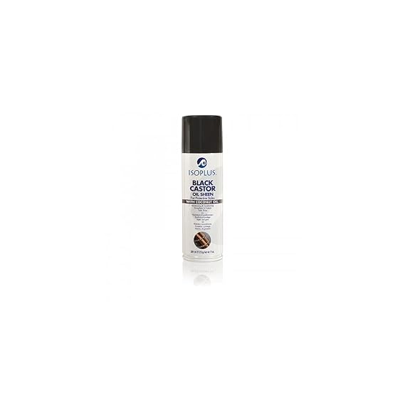 Isoplus Black Castor Oil Sheen w/Coconut Oil 9 oz