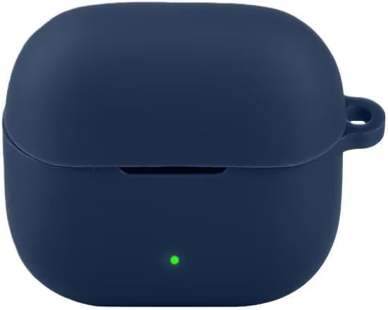 FTRONGRT Case Compatible with Baseus Bass BP1 NC, Anti-Scratch, Shockproof, Soft Silicone, Bluetooth Earphone Cover.Navy Blue