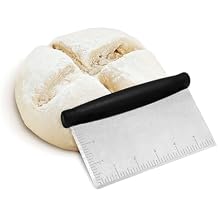 Metal Dough Blender,Pastry Shortening Blender Cutter,Heavy Duty Pastry Cutter,Pastry Blender And Butter Cutter for Mixing Flour Butter;Dough Pastry Scraper,Dough Cutter,Pastry Scraper (Style-B)