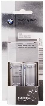 BMW Touch-up Paint Stick Set (basecoat Plus clearcoat) Non Returnable