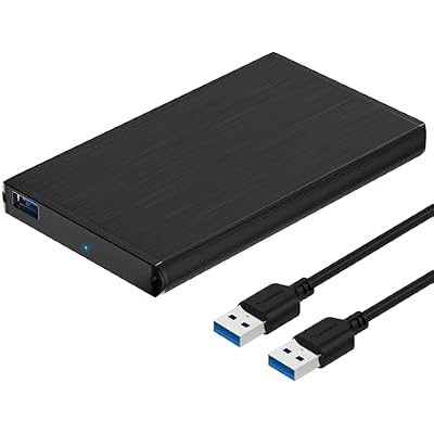 SABRENT [Upgraded Version Support UASP] Ultra Slim USB 3.0 to 2.5-Inch SATA External Aluminum Hard Drive Enclosure [Black] EC-UK30
