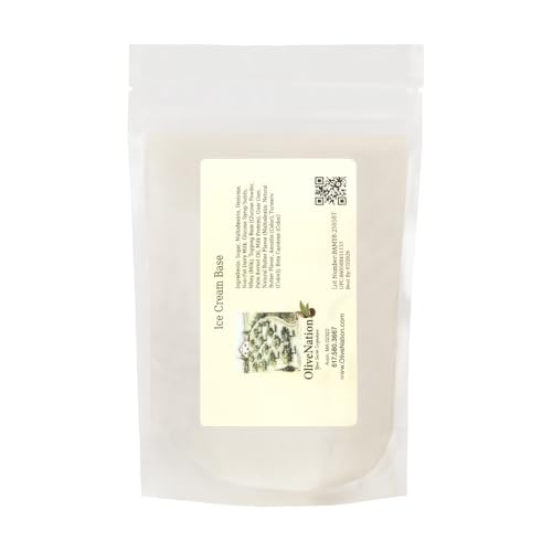 OliveNation Ice Cream Base - NeutralPlain Ice Cream Starter Powder with Stabilizers for Soft Serve & Hard Pack Frozen Desserts, Beverages, Home & Commercial Machines & Batch Freezers 400.00oz