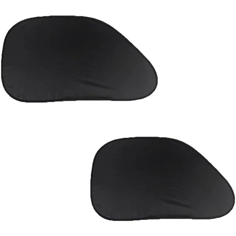 Car Sunshade,2 Pcs Side Window Sun Shades Blocks Harmful UV,Electrostatic Adsorption Non Suction Cups Needed Sunshade,for Ford Capri EV.,Black