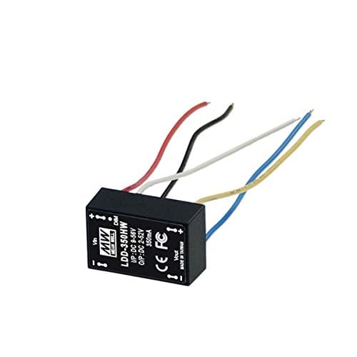 LDD-500HW | Mean Well LDD-HW Step-Down 500mA CC Wired DC LED Driver