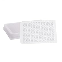 07-1210N L-Plates Shallow Plate Round Well Kit with Conical Bottom and Lid, Polypropylene, 350L