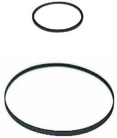 Rubber Belt Tape Mechanism Kit (2X Belts) Compatible with Sony Stereo Cassette Deck