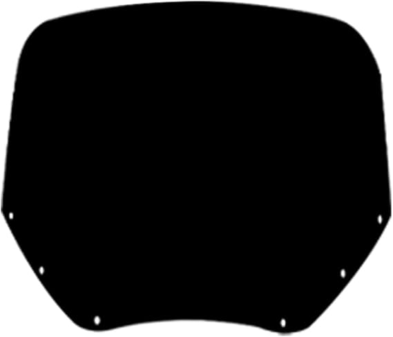 11" Black Windscreen Windshield with Air Vent Fits For FATECIM Fairing 6021 6024 6033 6034 6050