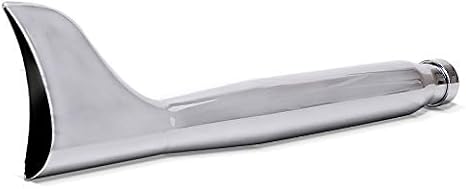 Craftride Exhaust Fishtail left compatible with Honda Black Widow 750 chrome
