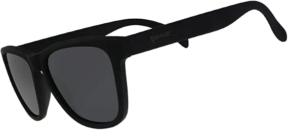 goodr A Unicorn's Calamity Polarized Sunglasses, Medium Sized (OG) | Black Solid Frames with Black Non-Reflective Glare Reducing Lenses, UV400 Protection