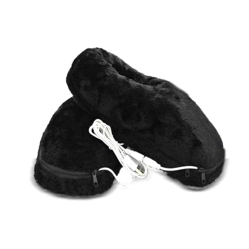 USB Heated Foot Warmers, Heating Slippers, Heating Pads for Feet Keep Warm, Indoor Home Winter