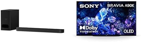 Sony BRAVIA Theater Bar 6 3.1.2ch Sound Bar with Wireless Subwoofer 48" 4K OLED A90K Smart TV Bundle - Dolby Atmos/DTS:X Compatible