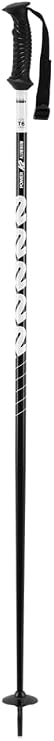 K2 Power Aluminum Men's Ski Poles | Performance Rubber Grip, 60mm Performance Basket