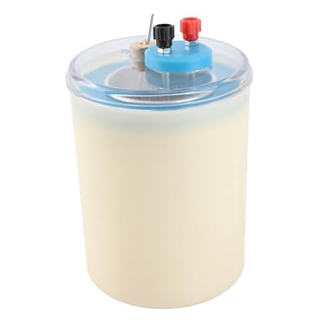 Double Wall Electric Calorimeter, PVC Heat Measurement Electric Calorimeter Physical Experimental Instrument for High School Students