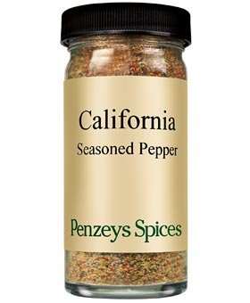 California Style Seasoned Pepper By Penzeys Spices 2.3 oz 1/2 cup jar (Pack of 1)