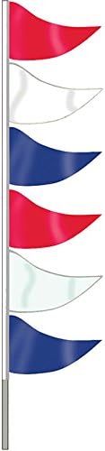 Flywheel Ground Pennants (Red/White/Blue (Plasticloth))