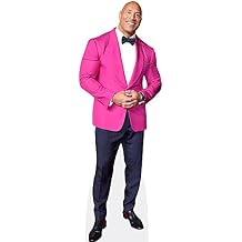 Celebrity Cutouts Dwayne 'The Rock' Johnson (Pink Suit) Mini Size Cutout