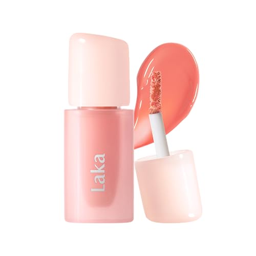 Laka Popping Balloon Lip Stain, Glossy Plumping Tint, Moisturizing, Non-Sticky Texture for All-Day Hydration, K-Beauty #501 Fizzing, 2.2g0.07oz