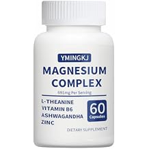 Magnesium Complex for Women DeepCalm 7-in-1 Bisglycinate, Citrate, Malate - Sleep Quality & Muscle Relaxation Support with L-Theanine & Ashwagandha & Zinc, Vegan - 30 Servings