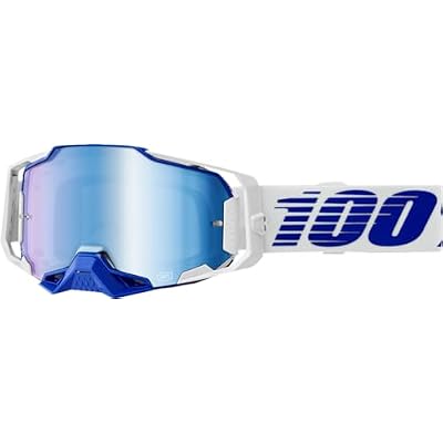 100% Armega Goggles - Blue - Blue Mirror Lens
