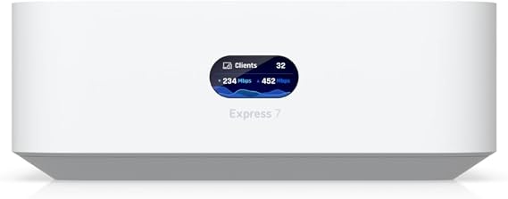 Ubiquiti UniFi Express 7 Wi-Fi 7 IEEE 802.11 a/b/g/n/ac/ax/be Ethernet Wireless Router