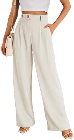 LILLUSORY Wide Leg Dress Pants Womens High Waisted Dressy Trousers