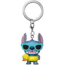 Funko Pop! Keychain: Lilo and Stitch - Tuber Stitch - Novelty Keyring - Collectable Mini Figure - Stocking Filler - Gift Idea - Official Merchandise - Disney Fans - Backpack Decor