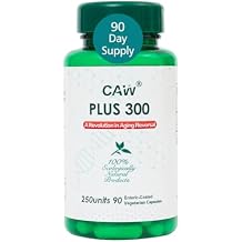 CAW Different Cycloastragenol Fully Dissolution Easy to Cell | Plus 300 Water-Solubility Cycloastragenol 90 Capsules 1 Bottle