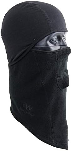 Team Wendy EXF Balaclava Lightweight, Breathable Helmet Liner for Tactical & Outdoor Use | MoistureWicking, FullCoverage Design Unisex, Black