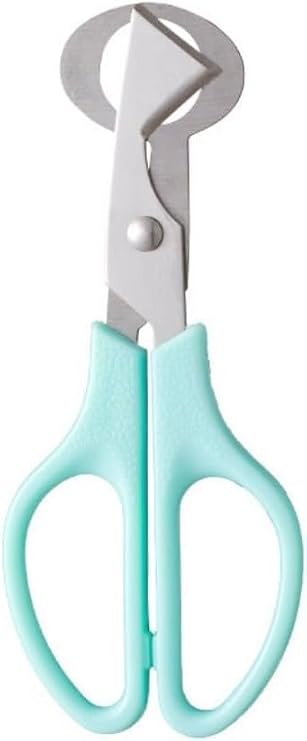 1Pc Blue Stainless Steel Quail Egg Scissors,Egg Slicer Pigeon Clipper Shell Separator Quail Egg Peeler Egg Cracker Pigeon Egg Cutter Tool Kitchen Utensils and Gadgets Specialty Tools Egg Separators