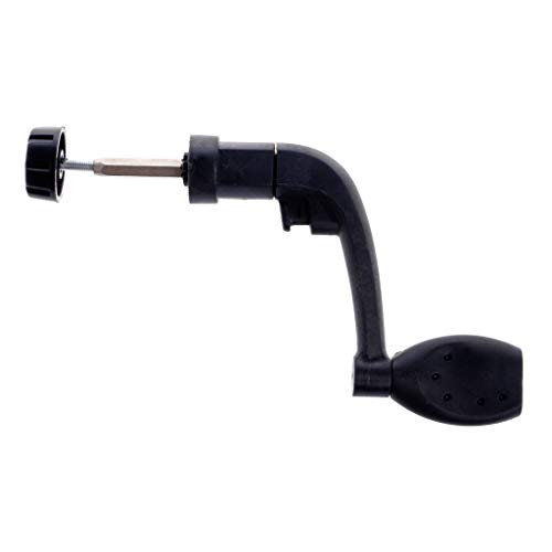 Universal Plastic Power Handle Fishing Reels Crank Rock Arm Spinning Wheel Grasp Black