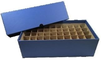 Guardhouse Heavy Duty Nickel Coin Tube Box 11x5.62x3.5 Blue