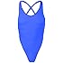 ABAFIP Men's Sheer Bodysuit Cross Backless Sexy Thong Leotard One Piece High Cut Singlet
