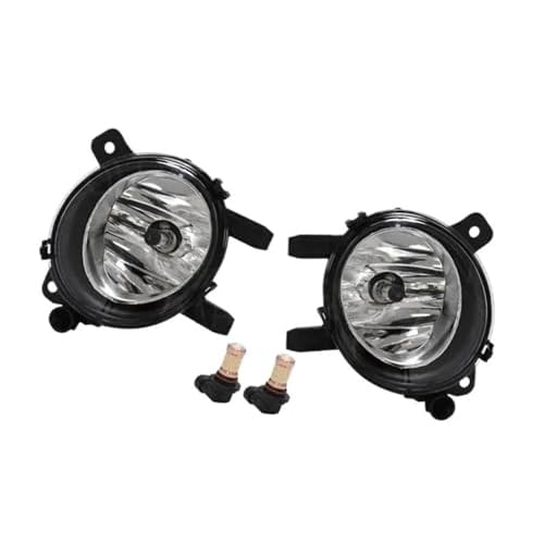 2 PCS Compatible For BMW F20 F21 F22 F23 F45 F46 F30 F31 F34 F35 LED Angel Eye Fog Lamps Front Bumper Halogen Headlight Driving Light 12VLED Bulb Yellow