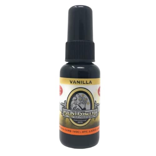 Blunt Power Air Freshener Spray, Oil Based Concentrated Air Freshener and Oil Diffuser, Air Freshener Spray for Car, Room, Bathroom, Odor Eliminator and Room Deodorizer Vanilla