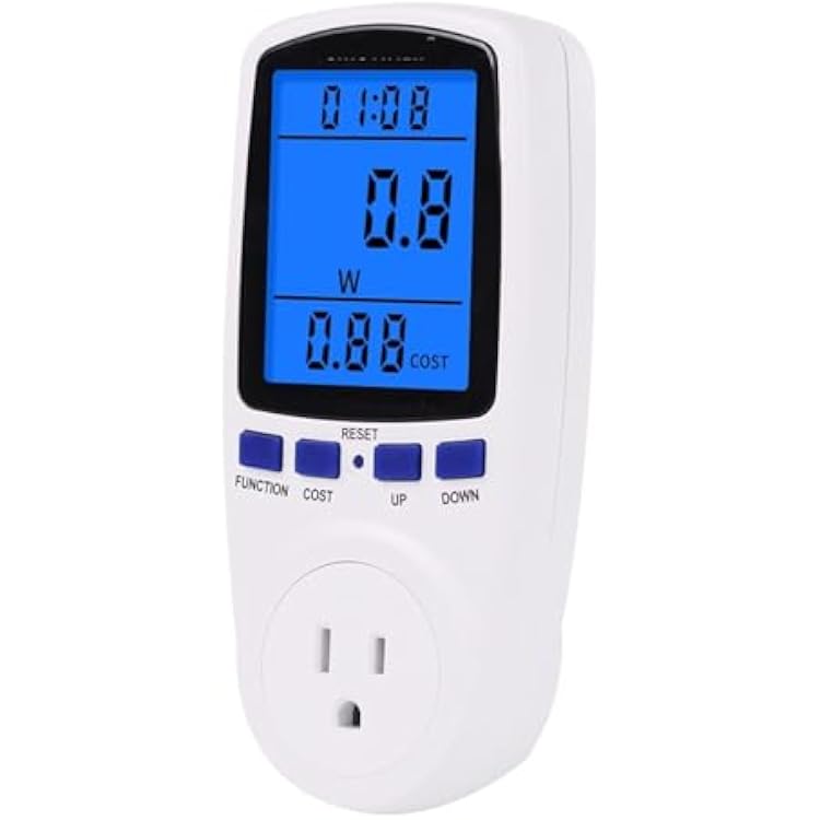 Digital Energy Meter Backlight Wattmeter Electricity Power Meter Consumption KWh Watt Energy Meters 220V 110V ACEu
