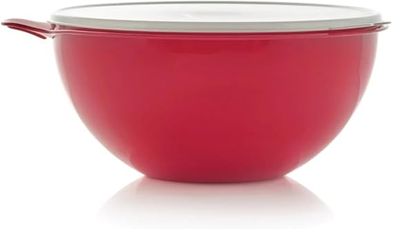 Tupperware Thatsa Bowl Mixing Bowl 32 Cups 7.8L Chili Red