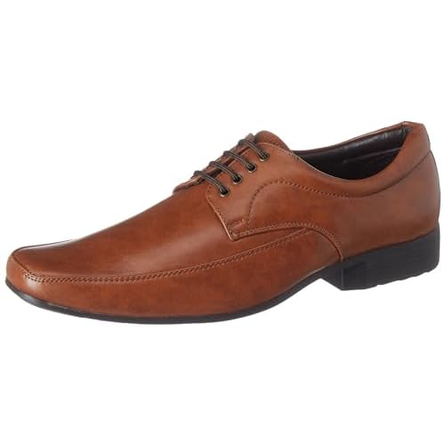 BATA Mens Leather Oxford Dress Lace Up Shoes, Comfortable Formals & Casuals for Men, Cushioned Insole, Durable Sole, Derby Style Footwear for Suit, Church, Office, Wedding & Daily Wear Shoes