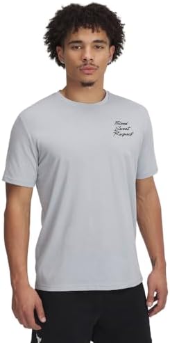 Under Armour Mens Project Rock Blood Sweat Respect Short Sleeve T Shirt