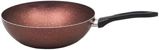 Papilla Rosetta Chocolate Gold 28Cm Wok Pan