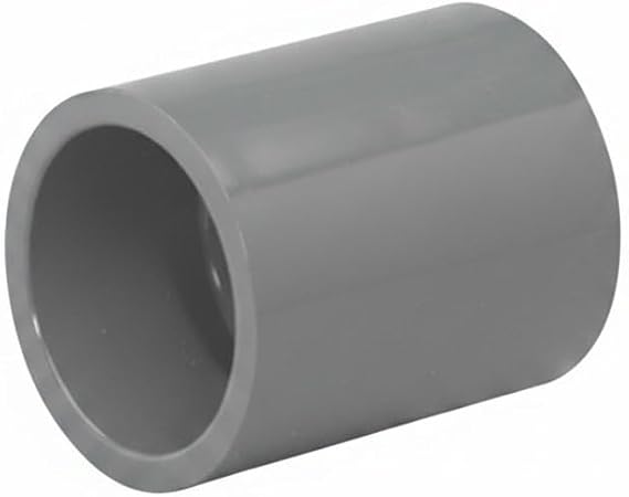 PVC Pipe Fitting Schedule 80 Coupling Slip Slip (Gray) / Heavy-Duty High-Pressure Connector/Durable PVC Joint for Plumbing, Irrigation & Industrial Applications (4 Inch)